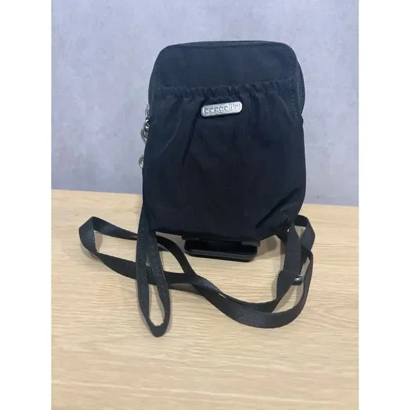 Baggallini Bryant Pouch RFID Anti-Theft Black Crossbody/Waist/Shoulder Bag - Picture 8 of 13